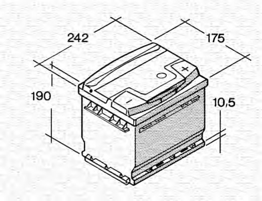 MAGNETI MARELLI 067143850005 Starter Battery
